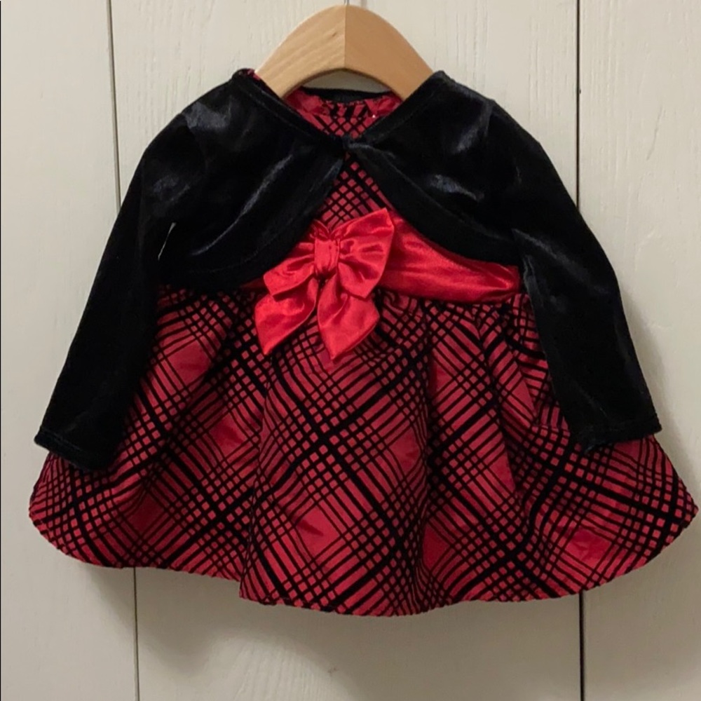 George Gorgeous Holiday Dress with Shrug